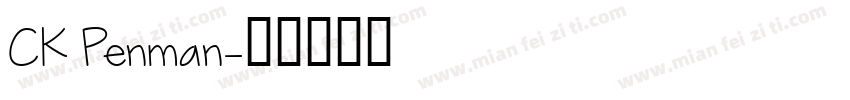 CK Penman字体转换